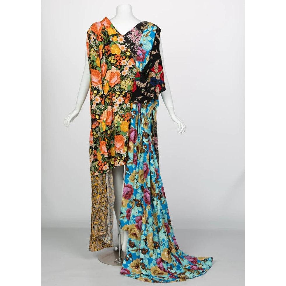 Pre-Owned BALENCIAGA Runway Floral Print Gown Look #30, Fall 2016 - theREMODA