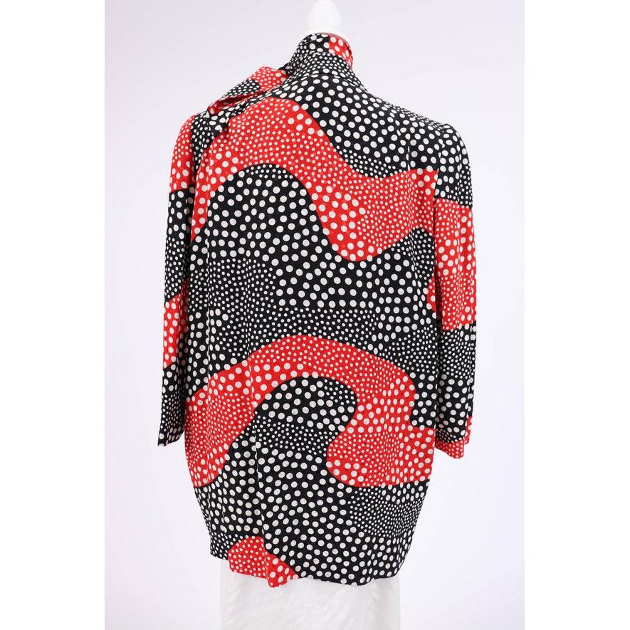 Pre-Owned BILL BLASS 90's Silk Top and Jacket | Size L/XL - theREMODA