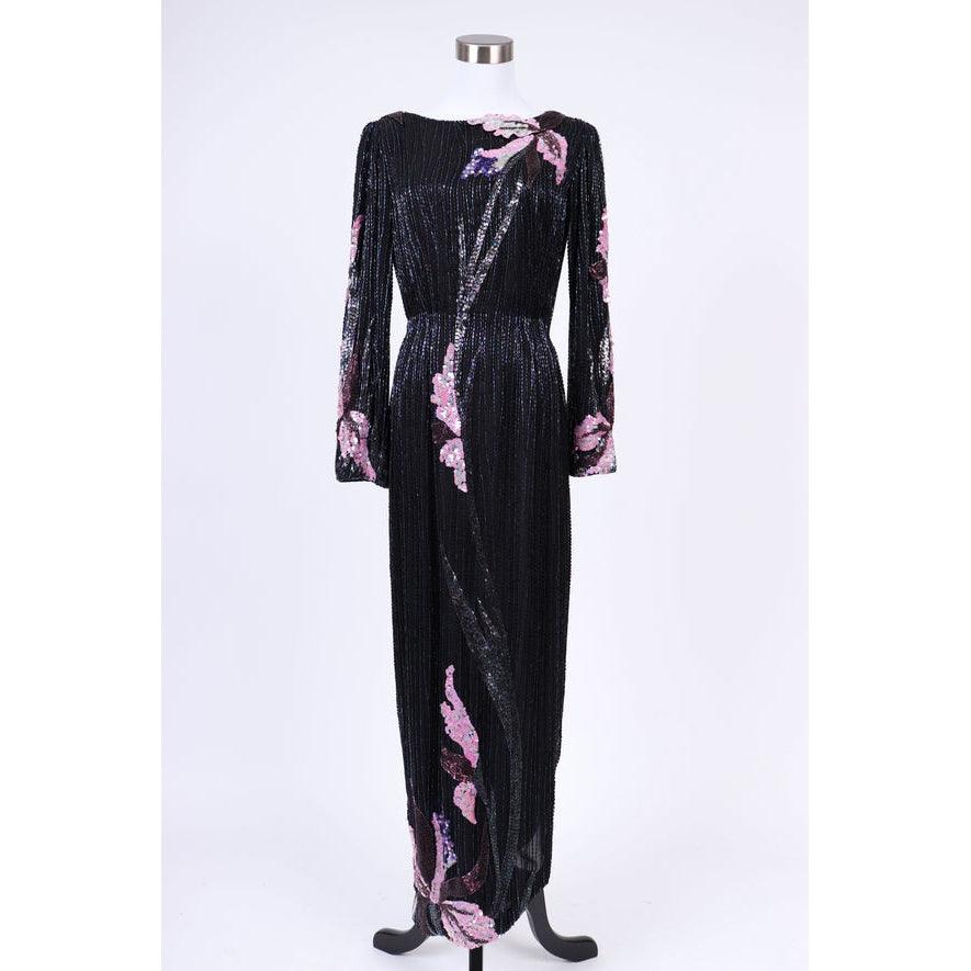 Pre-Owned BOB MACKIE 80's Beaded Gown | Size M - theREMODA