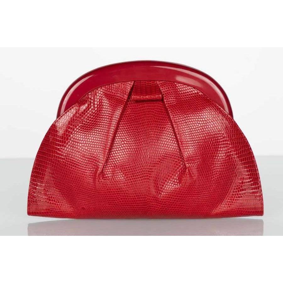 Pre- owned BOTTEGA VENETA Vintage Red Clutch Bag - theREMODA