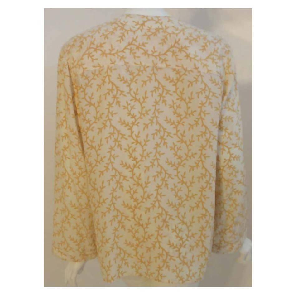 Yellow chanel hot sale shirt