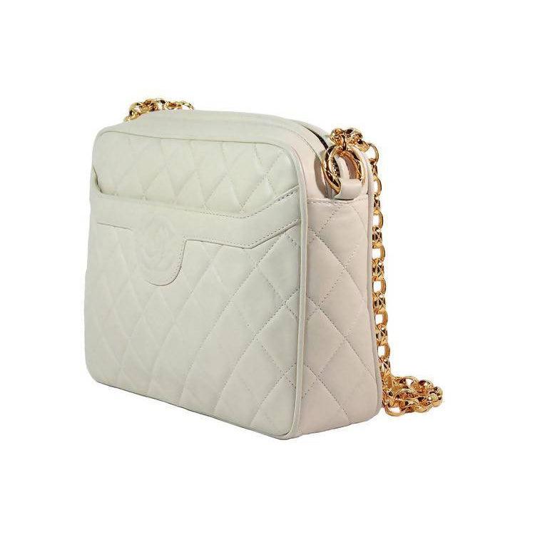 Coco luxe leather crossbody bag Chanel Beige in Leather - 32131001