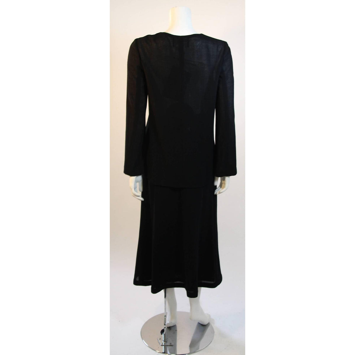 Pre-owned Chanel Maxi Dress In Black