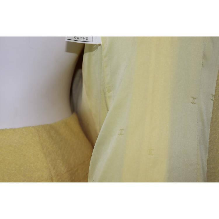 Pre-Owned CHANEL Yellow Two-Piece Skirt and Suit Set | Size 36 - theREMODA