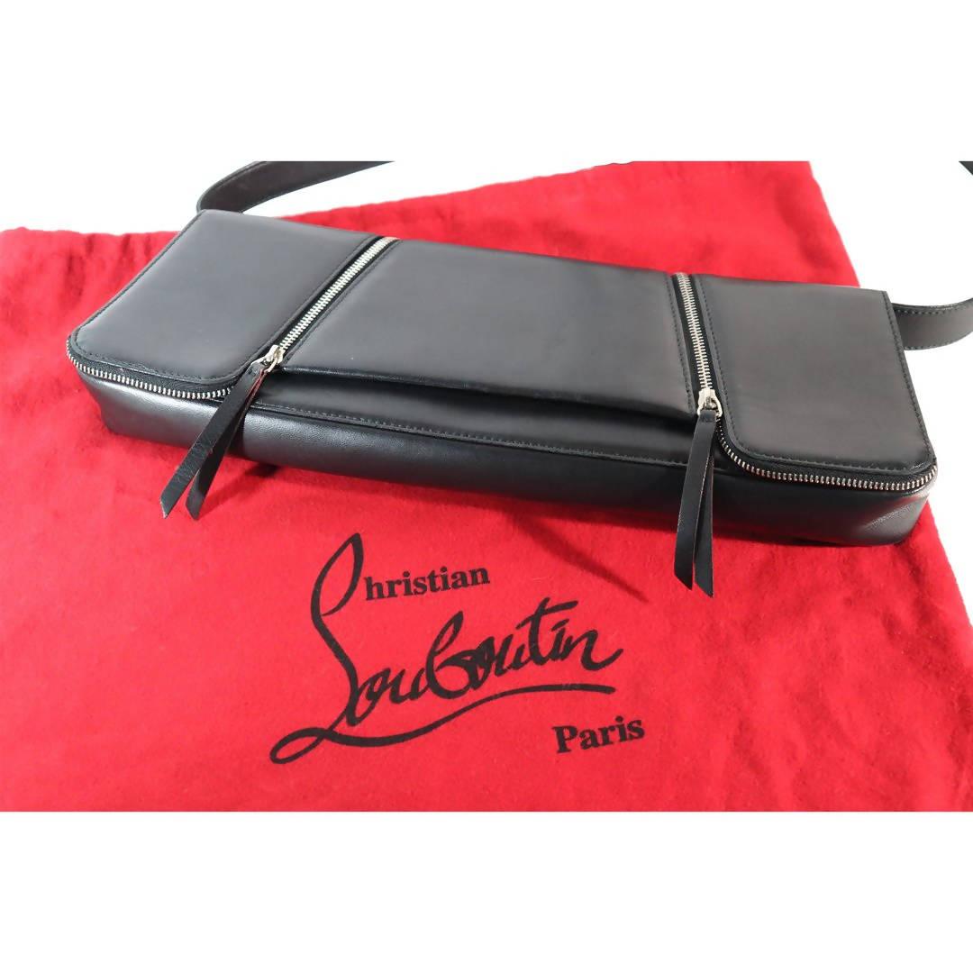 Pre-owned CHRISTIAN LOUBOUTIN Leather Black Shoulder Bag - theREMODA