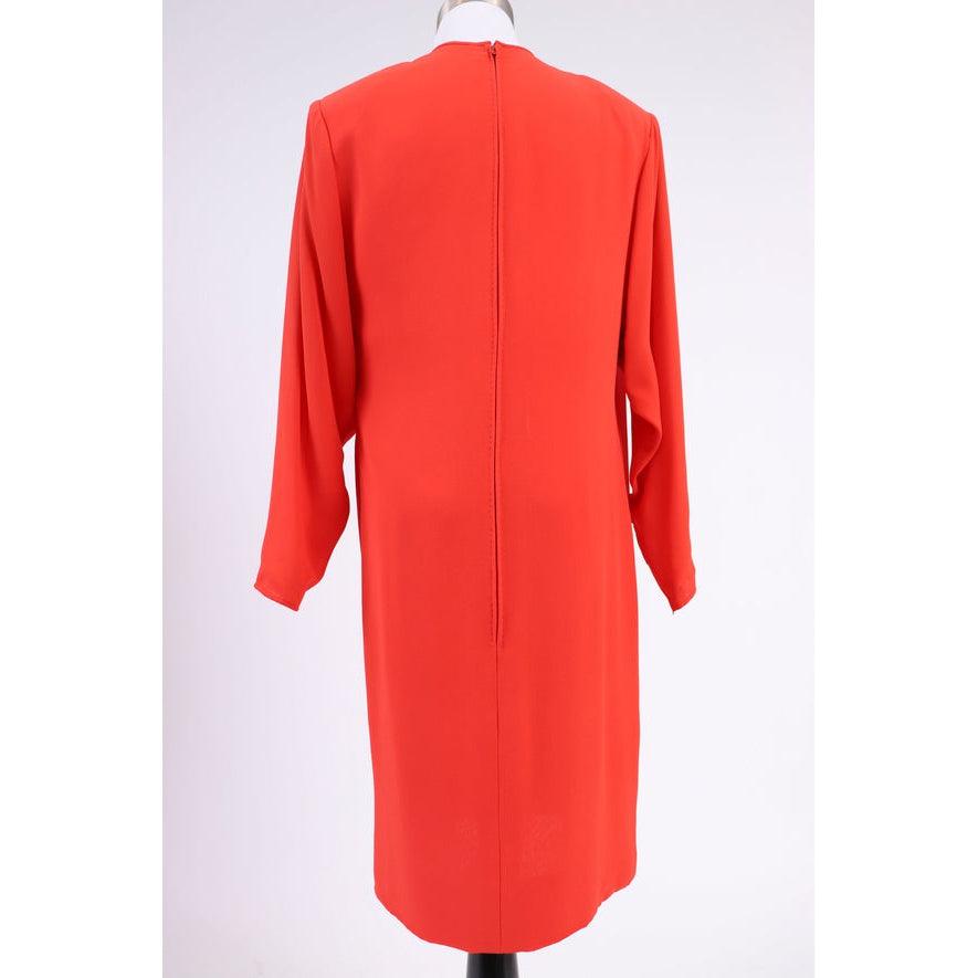Pre-Owned GALANOS 80's Tangerine Silk Dress | Size S/M - theREMODA