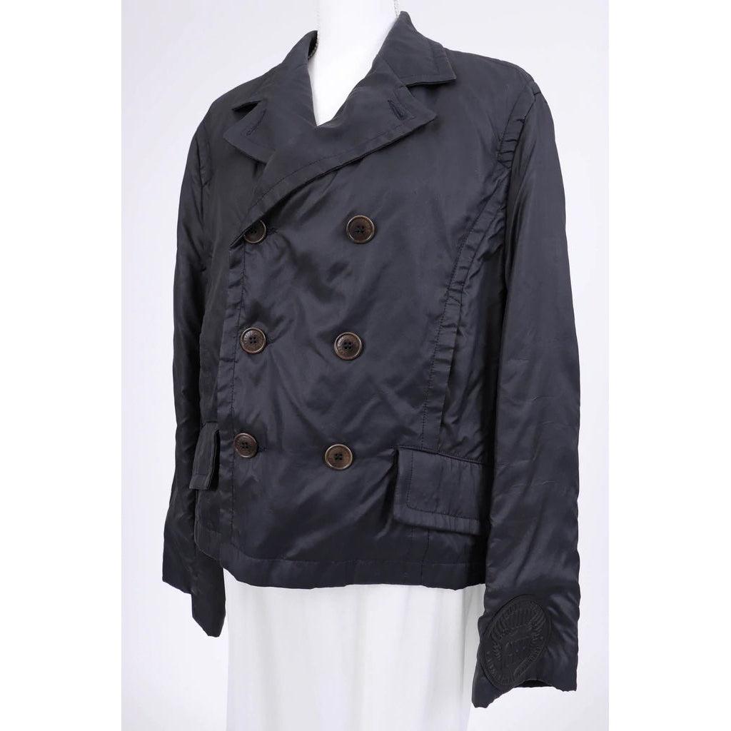 Pre-Owned GIANFRANCO FERRE Black Nylon Jacket | Size L - theREMODA
