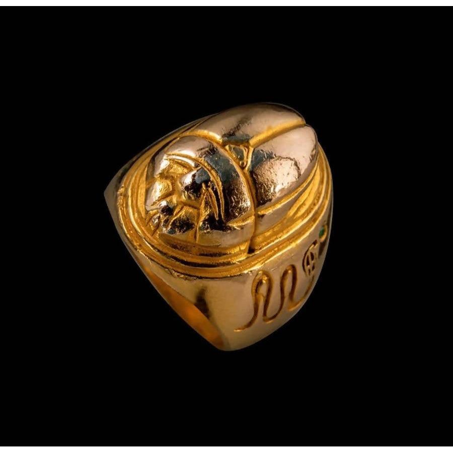 Pre-Owned GIL ZOHAR 24 Karat Gold Scarab Ring - theREMODA