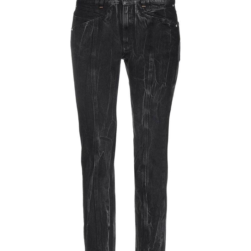 Pre-owned GIVENCHY Black Washed Denim Pants - theREMODA