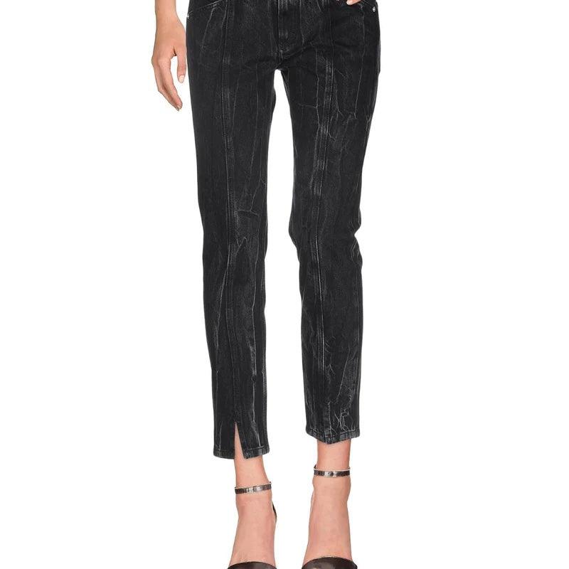 Pre-owned GIVENCHY Black Washed Denim Pants - theREMODA