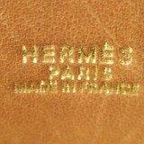 Pre- owned HERMES 1997 Brown Leather Zip Top Handle Bag w/ Lock and Keys - theREMODA
