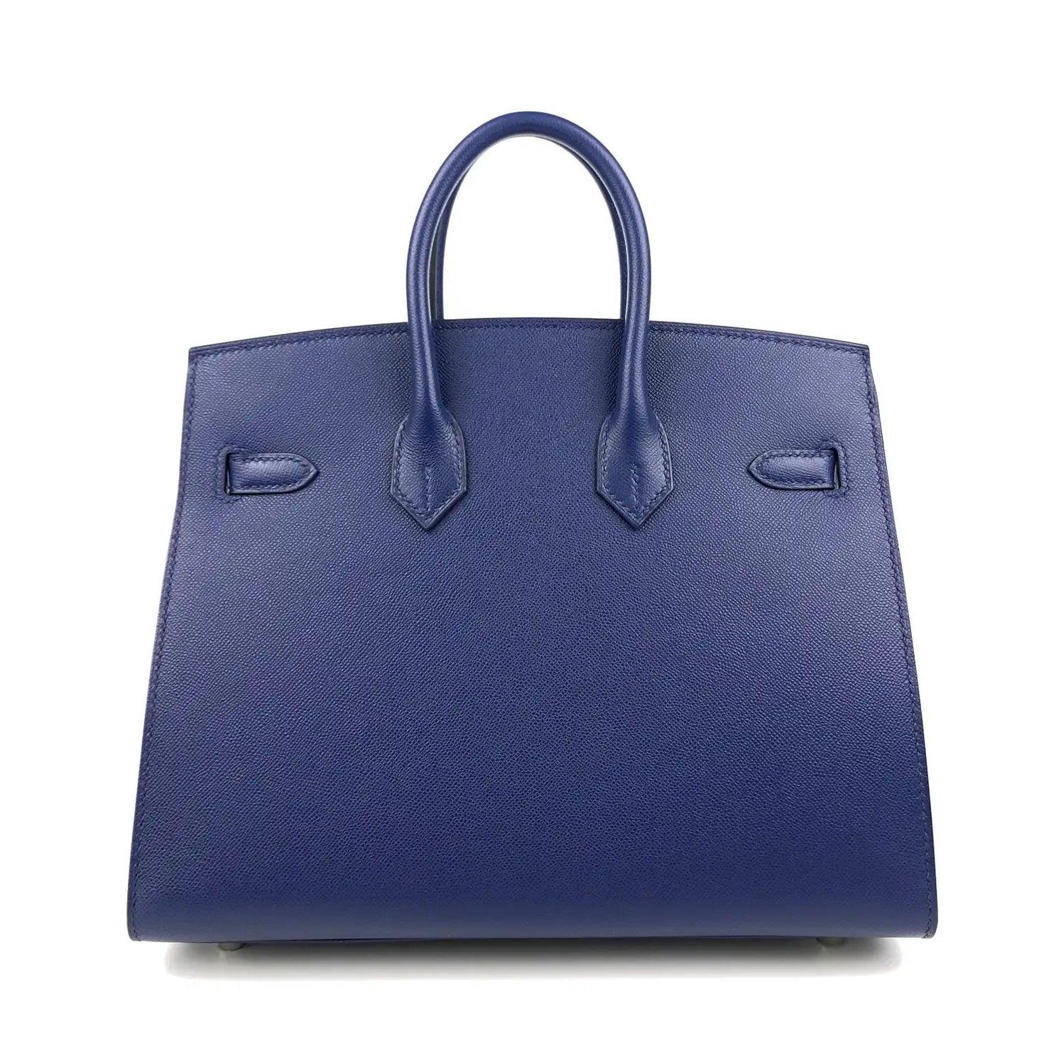Hermès 2018 Pre-owned Birkin 25 Handbag - Blue