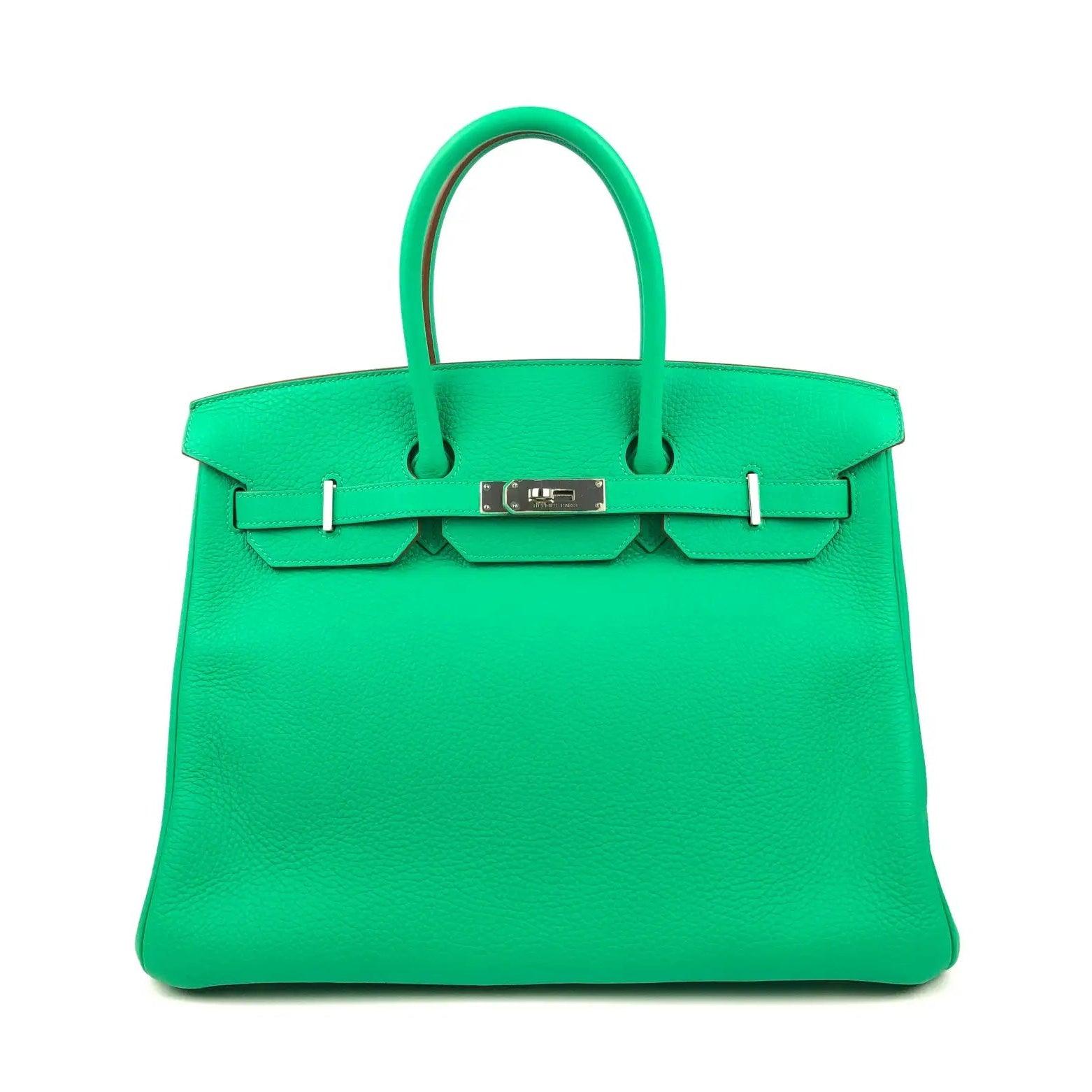 Hermes outlet green bag