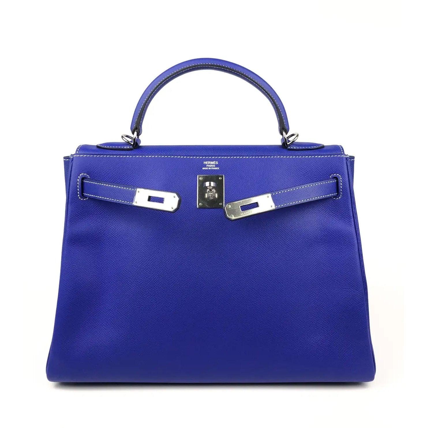 Hermès Birkin 25 Grey Leather Handbag (Pre-Owned)