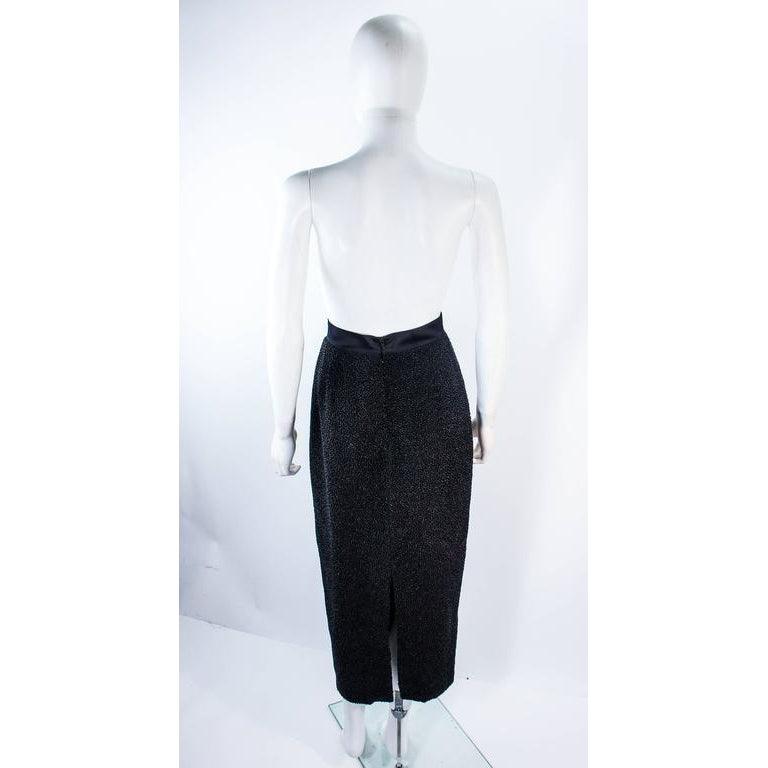 Pre-Owned JEAN PAUL GAULTIER Vintage Beaded Full Length Silk Skirt - theREMODA