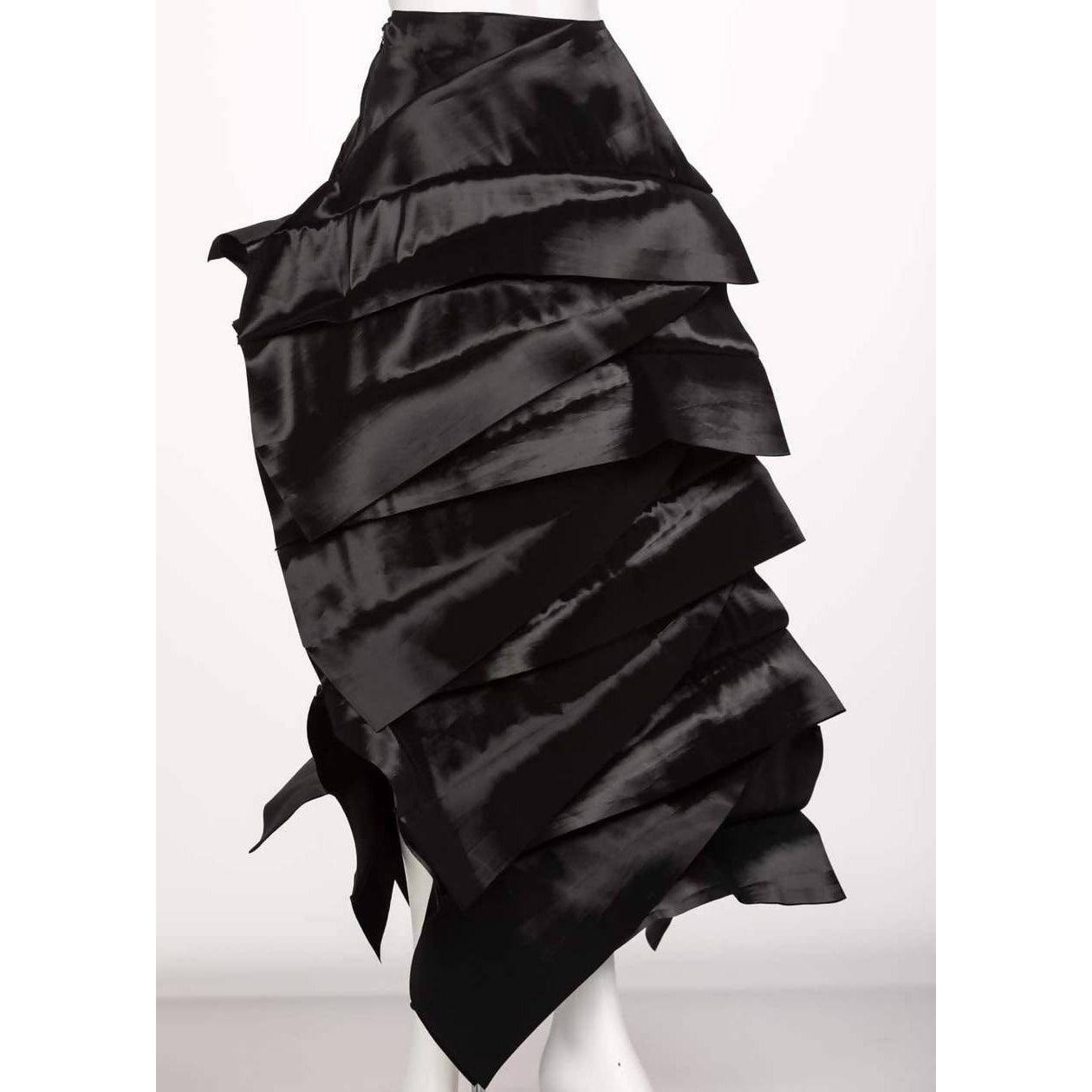 ワンピース JUNYA WATANABE Women Mid Skirts JMO017051 Black JUNYA WATANABE | BELTED PLEATED MINI SKIRT