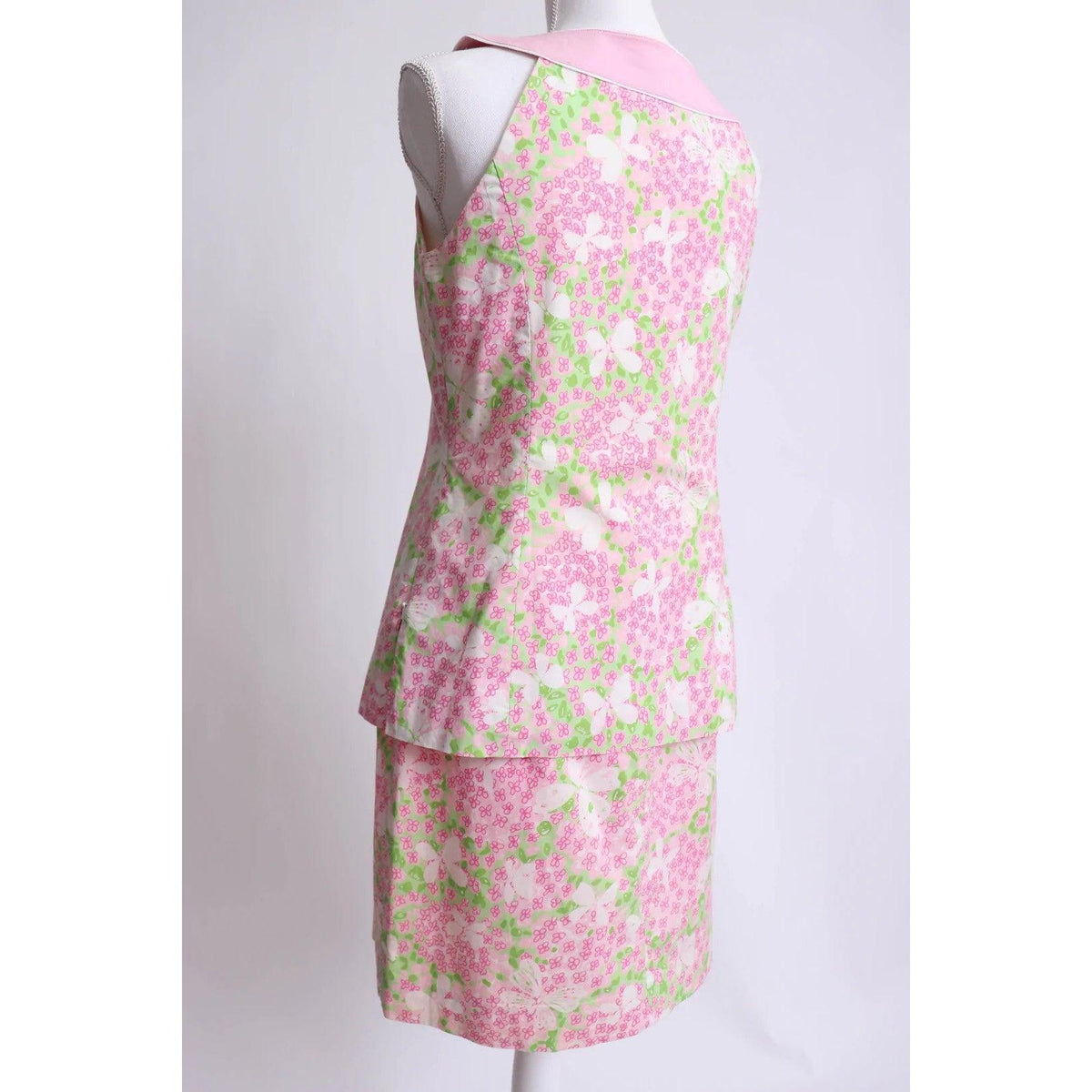 Pre-owned LILLY PULITZER 90's Pink Skirt Set - theREMODA