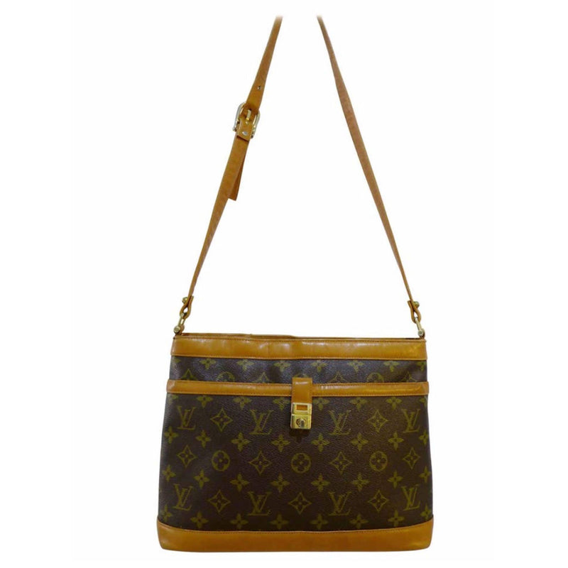 Pre-owned LOUIS VUITTON Brown Leather Monogram Crossbody Bag - theREMODA