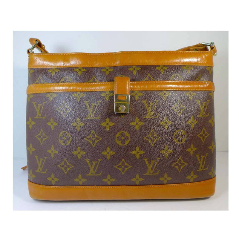 Pre-owned LOUIS VUITTON Brown Leather Monogram Crossbody Bag - theREMODA