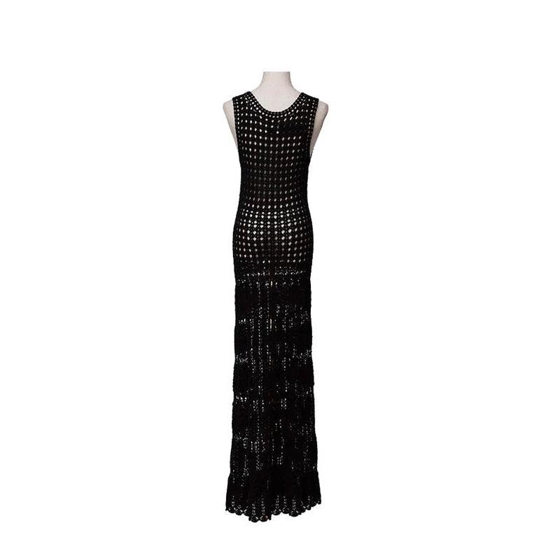 Pre-owned MAISON IRFE Black Knitted Dress - theREMODA