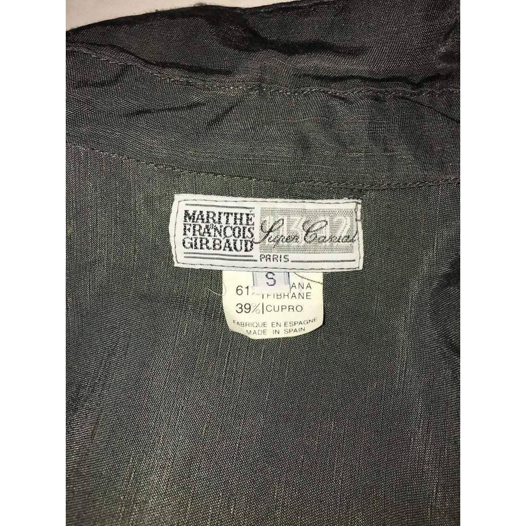 Pre-owned MARITHE + FRANCOIS Oversized Grey Jacquard Jacket & Shirt Set - theREMODA