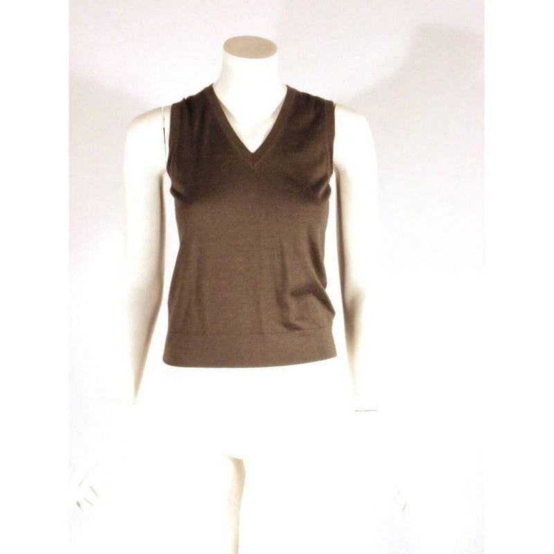 Pre-Owned MARLOWE Two-Piece Dark Grey Tank and Cashmere Cardigan | Size S - theREMODA