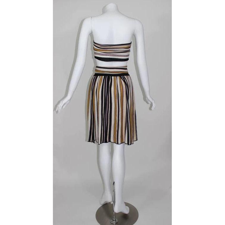 MISSONI Bow Bandeau Top and Matching Skirt Ensemble