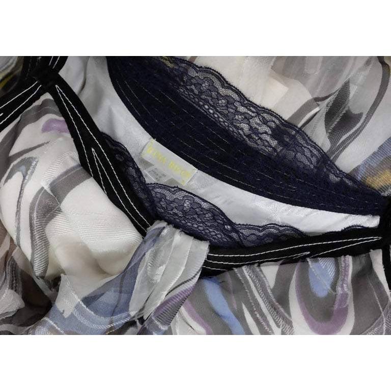 Pre-Owned NINA RICCI Sleeveless Swirl Print Silk Maxi Dress | US 4/6 - EU 38 - theREMODA