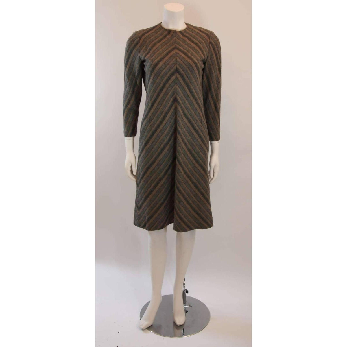 Pre-Owned PAULINE TRIGERE Dark Brown 3 Piece Wool Dress Set | Size S - theREMODA