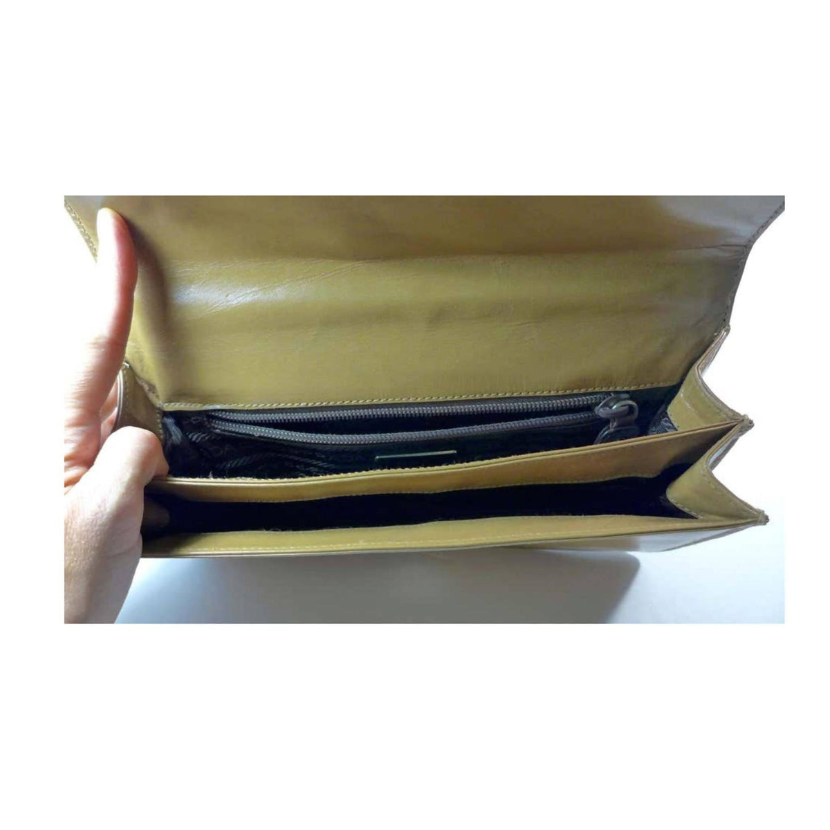 LOUIS VUITTON Brown Leather Monogram Crossbody Bag – theREMODA
