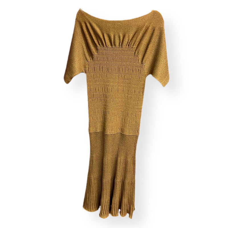 Pre-Owned PROENZA SCHOULER Brown Silk Knit Dress | Size M - theREMODA