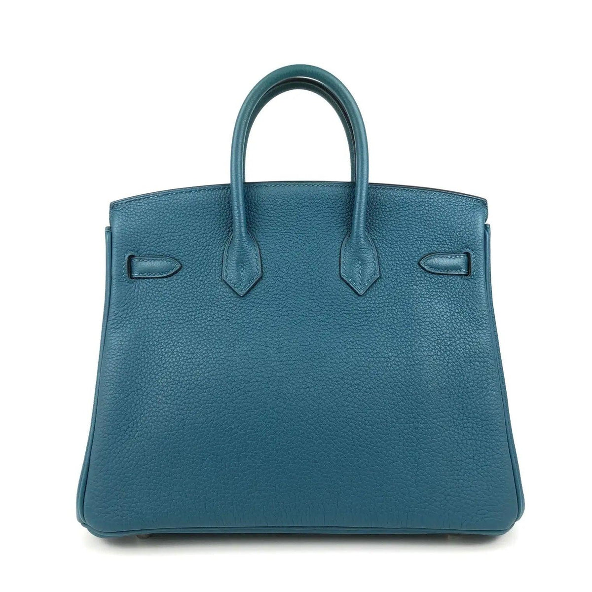 Hermes Birkin 35 Women Handbag Rare Blue Togo Palladium Hardware