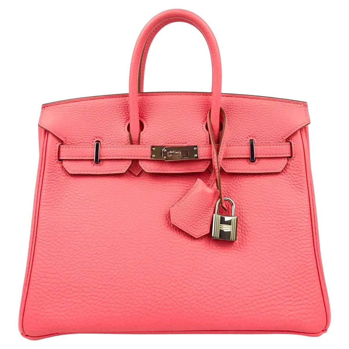 Hermès Birkin 25 Rose Lipstick Leather Bag