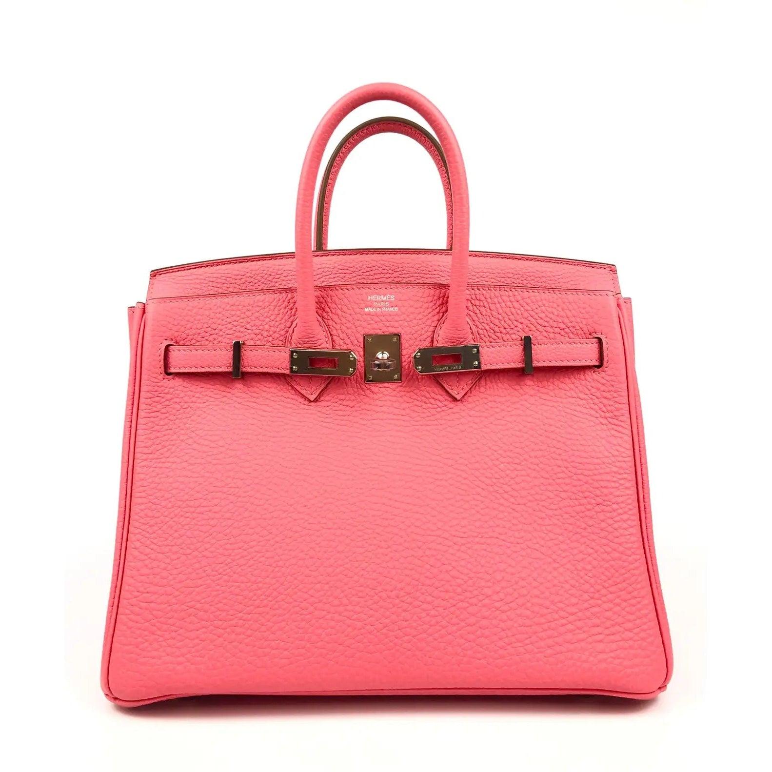 Hermès Birkin 25 Rose Lipstick Pink Togo Leather Bag