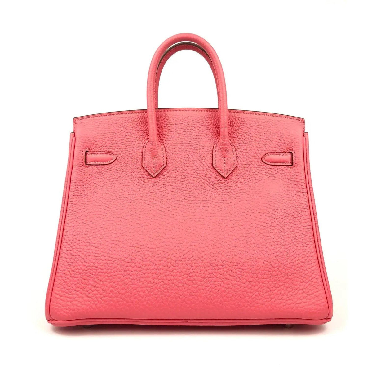 Pre-owned Rare HERMES Birkin 25 Rose Lipstick Pink Togo Leather Bag - theREMODA