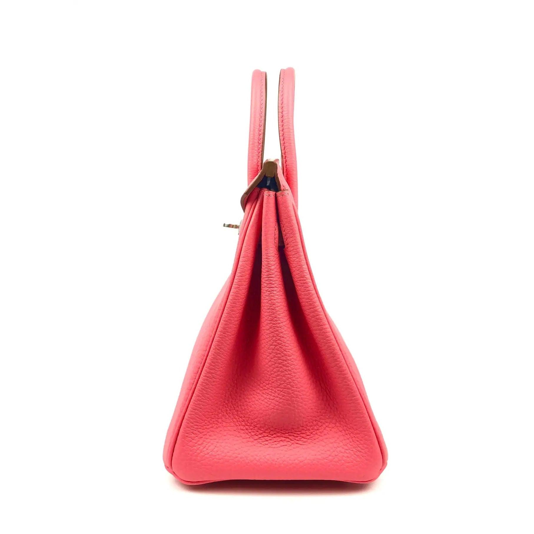 Hermès Togo Birkin 25 - Pink Handle Bags, Handbags - HER557052