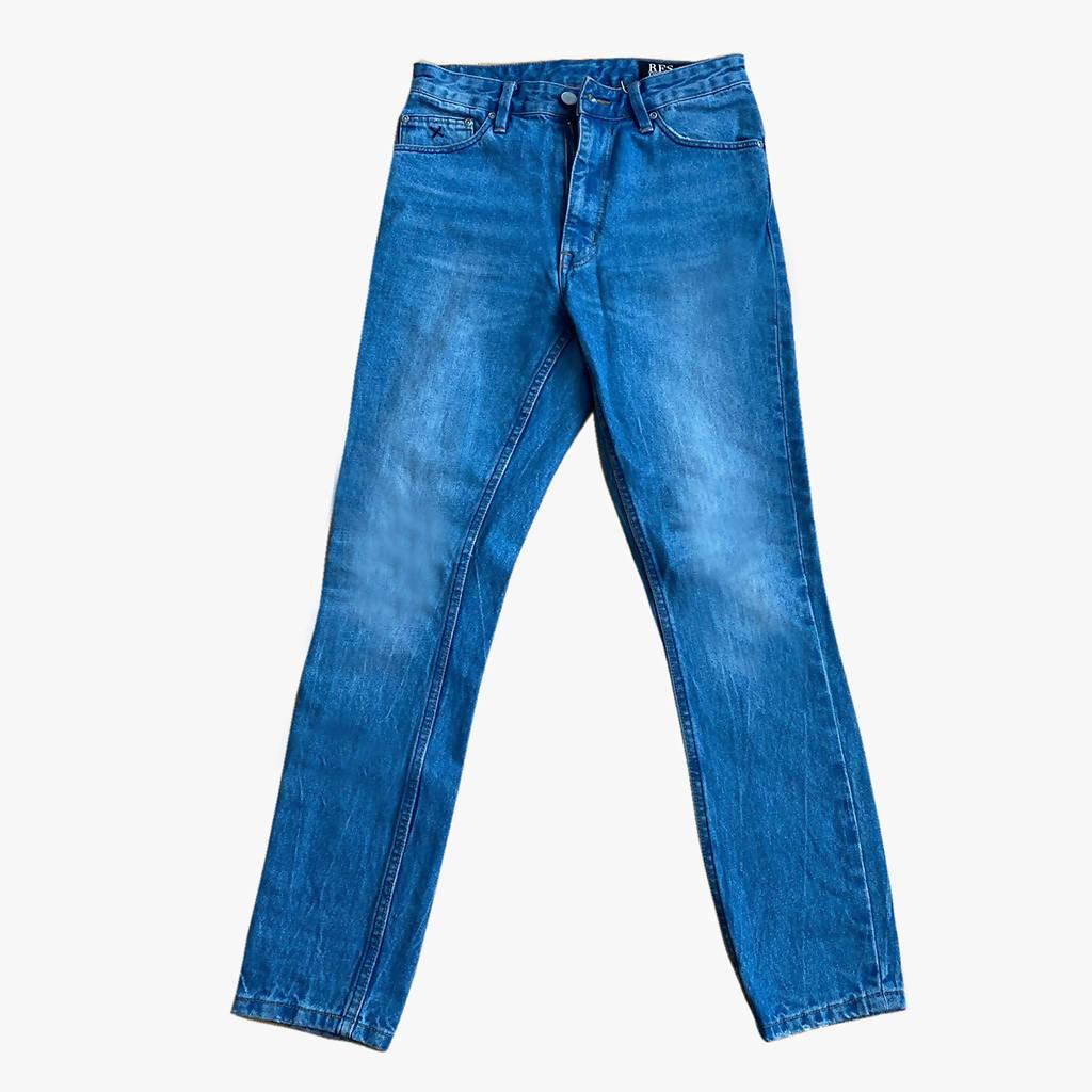 Pre-Owned RES Straight Leg Denim Blue Jeans - theREMODA