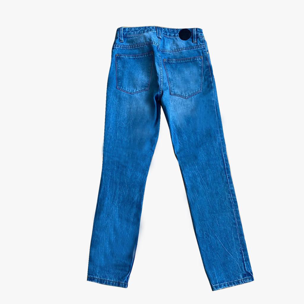 Pre-Owned RES Straight Leg Denim Blue Jeans - theREMODA