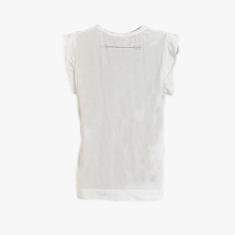Pre-Owned ROAD22 White Muscle Tee - theREMODA