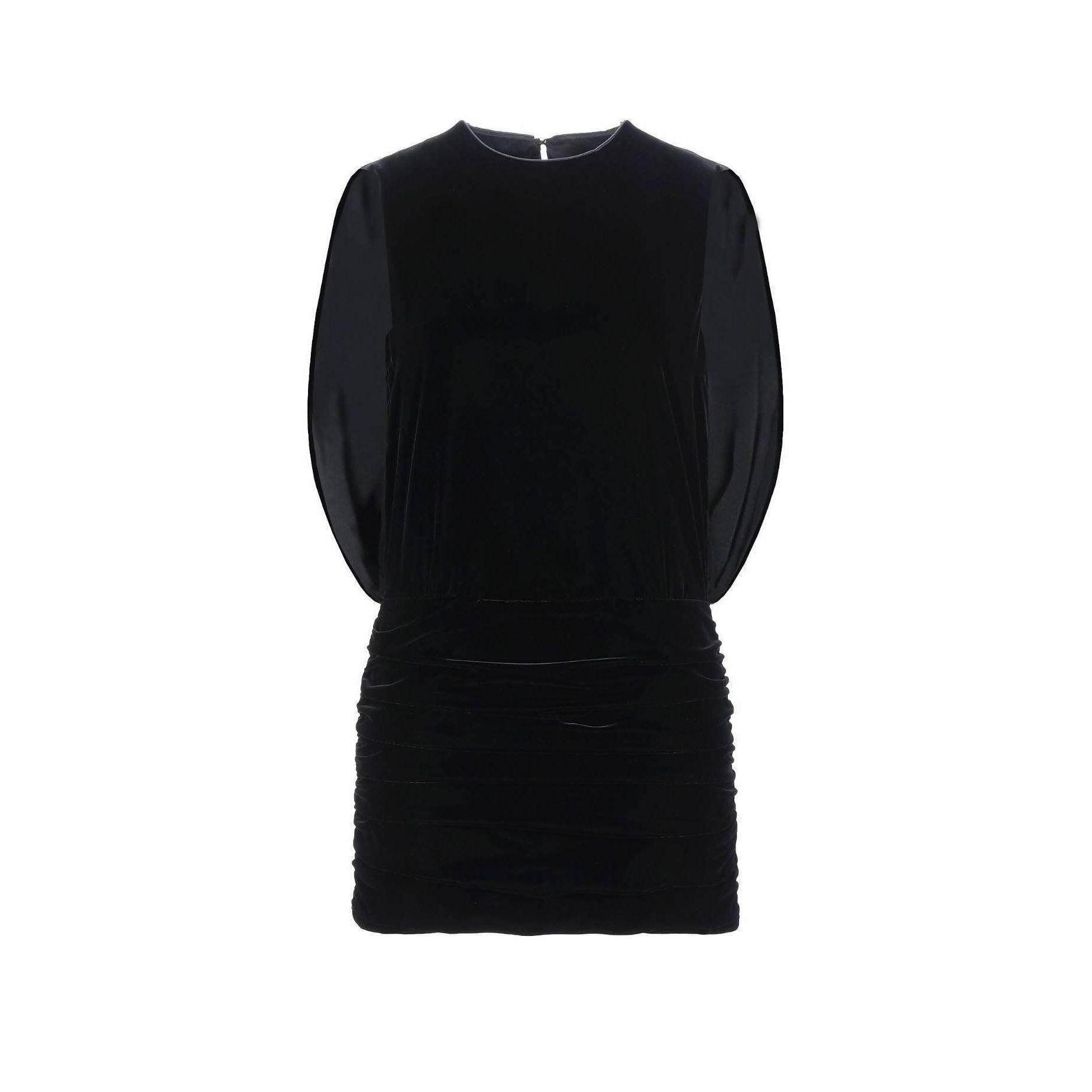 Saint laurent 2024 velvet mini dress