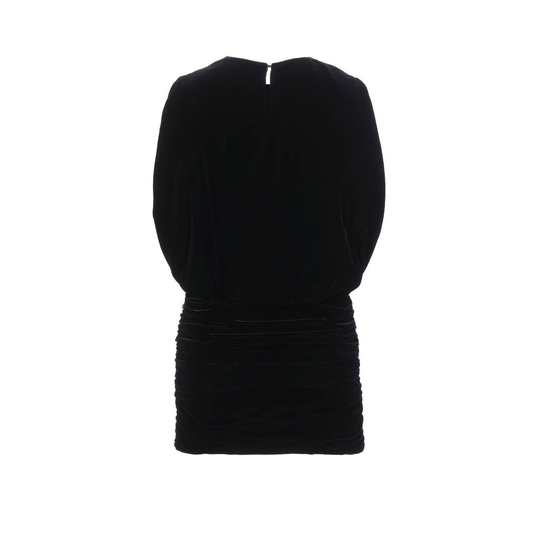 Saint laurent velvet mini 2024 dress