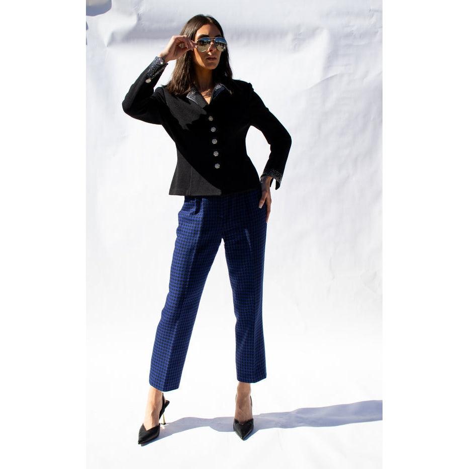 Vintage 70s Pinstripe Suit Custom Tailored Size M - ShopperBoard