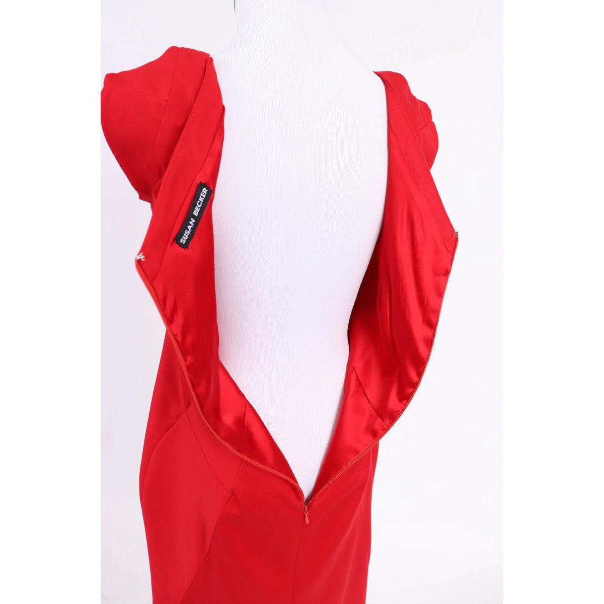 Pre-Owned SUSAN BECKER 90's Red Dress - theREMODA