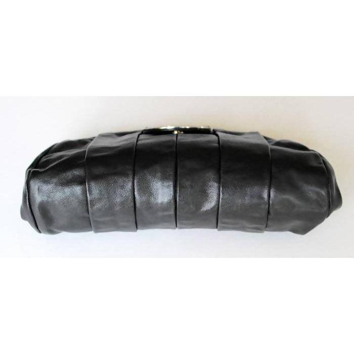 NEW YVES SAINT LAURENT DALI LIPS TOM FORD CLUTCH BAG 112877 PURSE STRAP  Black Leather ref.418749 - Joli Closet