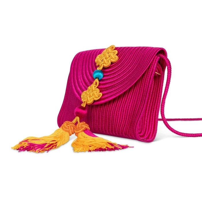 Pink ysl discount bag with tassel