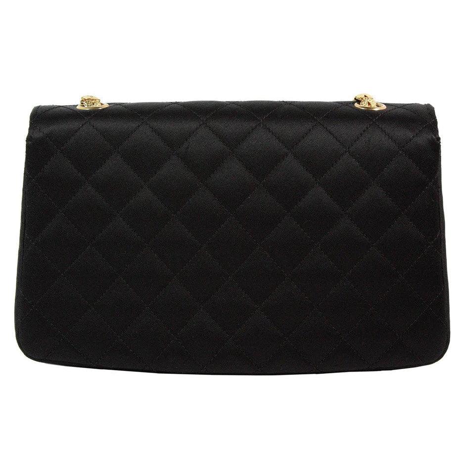 Lot 710: Chanel Classic Single Flap Brown Quilted Purse, Small | Case  Auctions