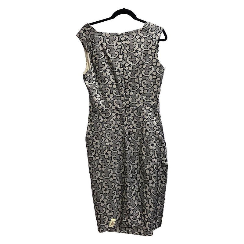 VIVIENNE WESTWOOD Embroidered Taupe Sleeveless Dress | US 14 - EU 46 - theREMODA
