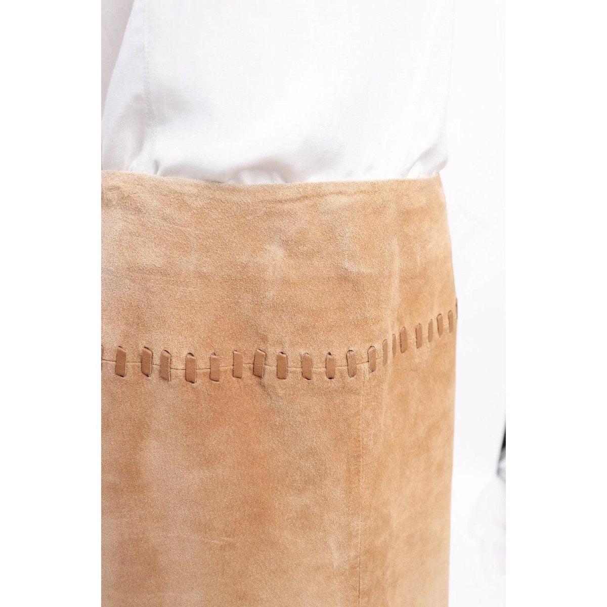 WILLI SMITH 90's Long Suede Skirt - theREMODA