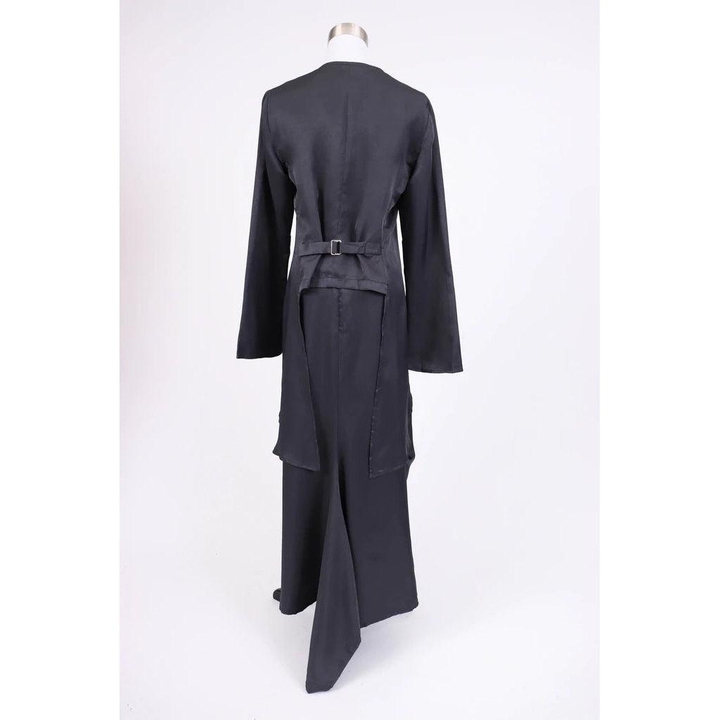 YONEDA KASUKO 2000's Grey Maxi Skirt Suit Set | Size XS - theREMODA