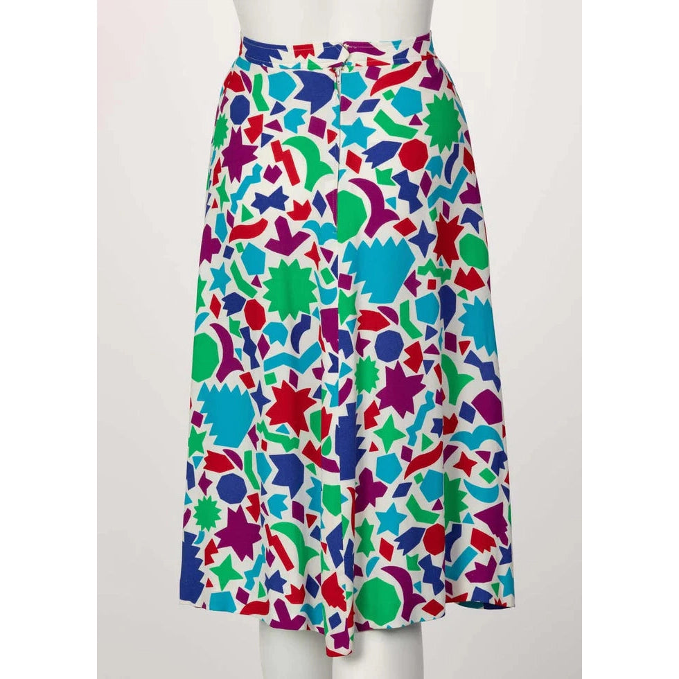 YVES SAINT LAURENT Matisse Inspired Skirt - theREMODA
